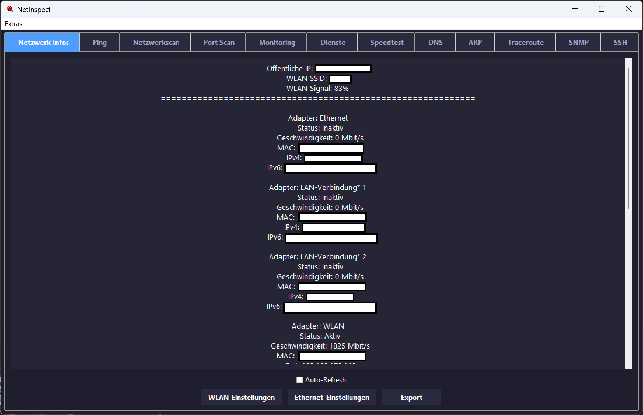 Netzwerk Infos